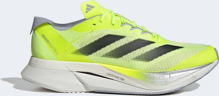 adidas Adizero Boston 12 lucid lemon/core black/silver metallic (Herren)
