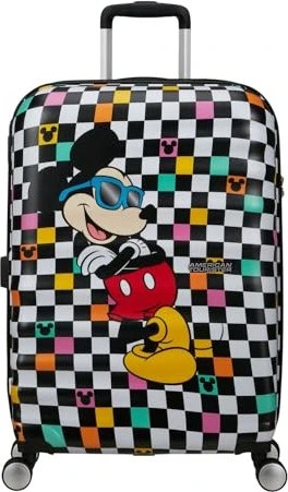 American Tourister Wavebreaker Disney Spinner 67cm Mickey Check