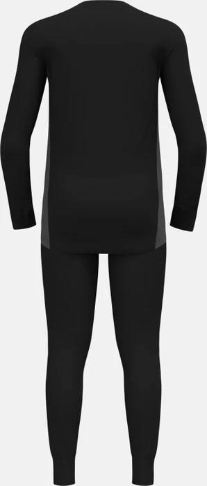 Odlo Active Warm Base Layer Set black/dark grey melange (Herren)