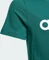 adidas Essentials Linear Logo Cotton Slim Fit T-Shirt kurzarm collegiate green/white (Junior) Vorschaubild