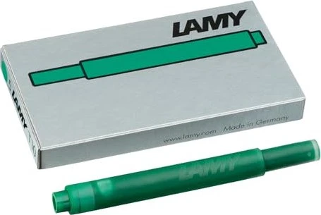 Lamy T10 Großraum-Tintenpatrone grün, 1.25ml, 5er-Pack