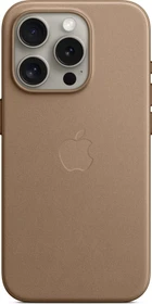 Apple Feingewebe Case mit MagSafe für iPhone 15 Pro taupe