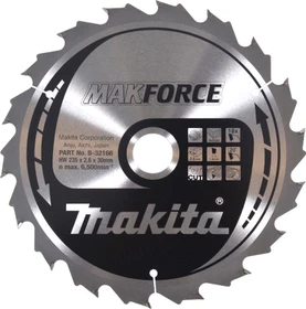 Makita MakForce Kreissägeblatt 18Z, 235x2.6x30mm, 1 Stück