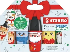 STABILO Boss Mini Frosty Friends sortiert, 5er-Set