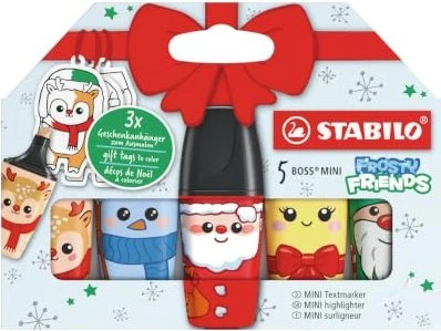 STABILO Boss Mini Frosty Friends sortiert, 5er-Set