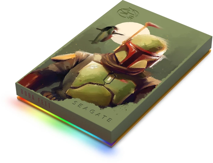 Seagate FireCuda Gaming HDD - Boba Fett Special Edition, 2TB, +Rescue, USB 3.0 Micro-B