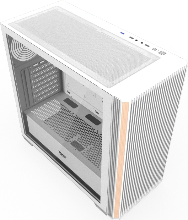 DarkFlash DS900WS White, USB-C, inkl. 4x Lüfter, Glasfenster