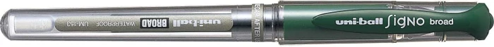 Uni-Ball Signo Broad UM-153 Gelroller (Mine) grün/transparent