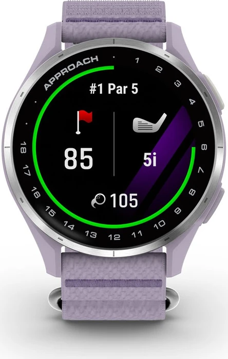 Garmin Approach J1 GPS-Golfuhr silver/lilac