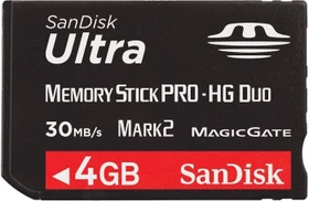 SanDisk Ultra Mark2 R30 Memory Stick PRO Duo 4GB (SDMSPDH-004G-U46)