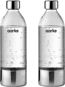 Aarke Carbonator III PET Sodaflasche 800ml steel, 2 Stück