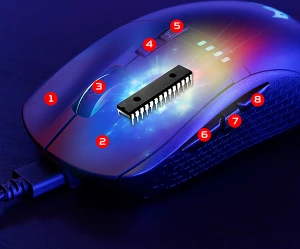 Acer Predator Cestus 350, USB
