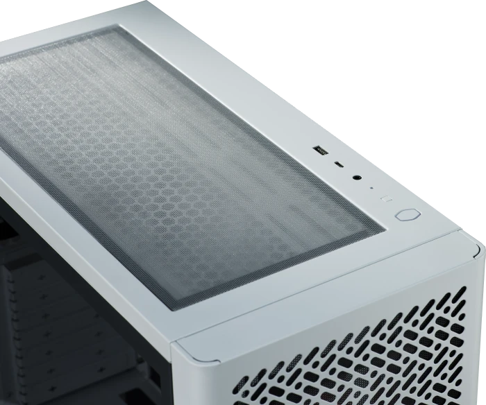 Cooler Master Elite 502 Lite White, Glasfenster
