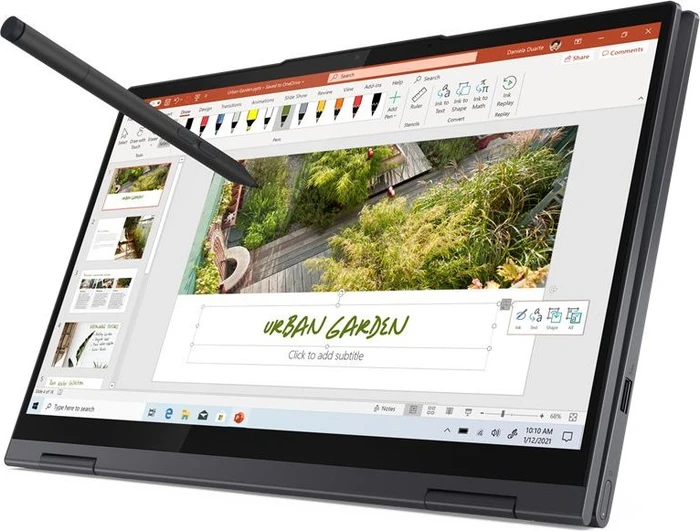Lenovo Yoga 7 14ACN6, Slate Grey, Ryzen 5 5600U, 8GB RAM, 256GB SSD, DE
