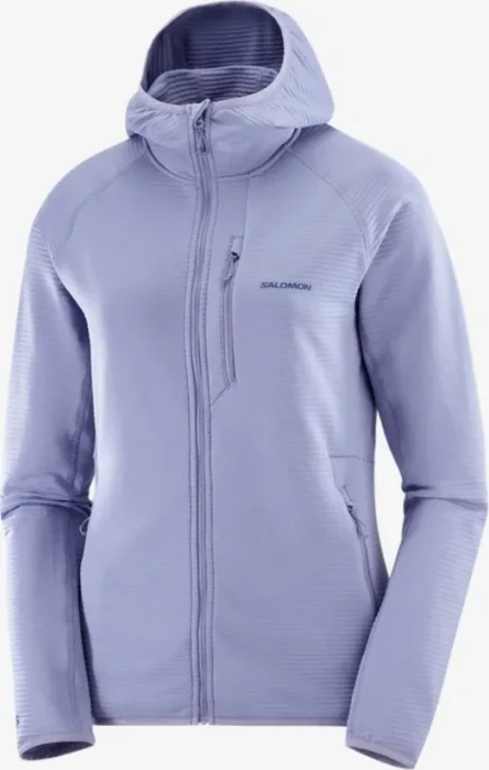 Salomon Essential Lightwarm Hooded Funktionsjacke blue granite (Damen)