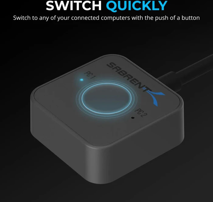 Sabrent Thunderbolt 4 KVM-Switch, 2x Thunderbolt 4 [Buchse]