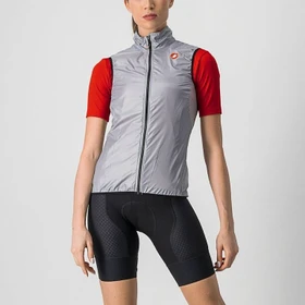Castelli Aria Shell Fahrradweste silver grey (Damen)