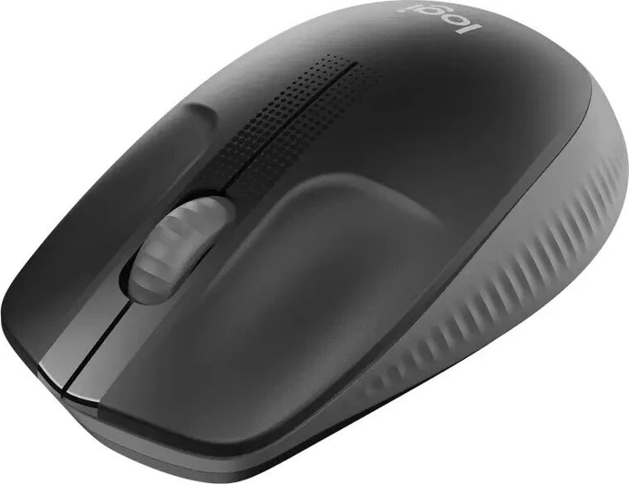 Logitech M190 Full-Size Wireless Mouse dunkelgrau, USB