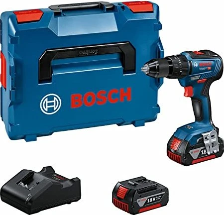 Bosch Professional GSB 18V-55 Akku-Schlagbohrschrauber inkl. L-Boxx + 2 Akkus 3.0Ah