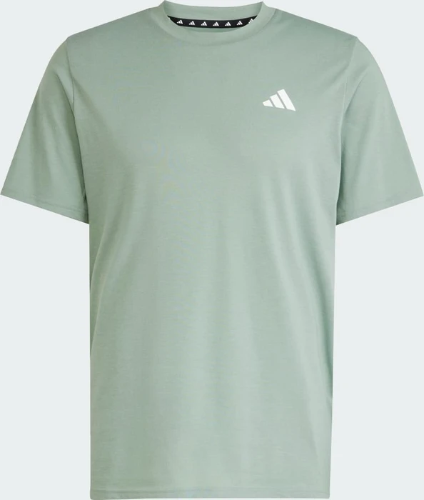 adidas Train Essentials Feelready Laufshirt kurzarm silver green/white (Herren)