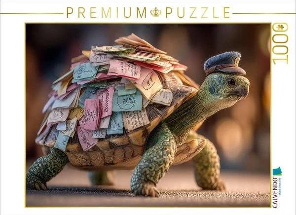 Calvendo Post für die Langsamen - Schildkröte als tierischer Briefträger