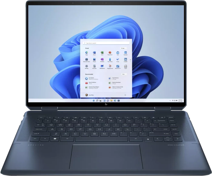 HP Spectre x360 2-in-1 16-f2780ng, Nocture Blue, Core i7-1360P, 16GB RAM, 1TB SSD, Arc A370M Graphics, DE