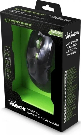 Esperanza MX403 Apache 6D grün, USB