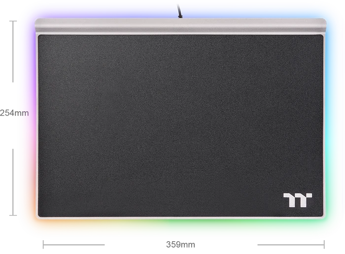 Thermaltake Argent MP1 RGB Gaming Mouse Pad