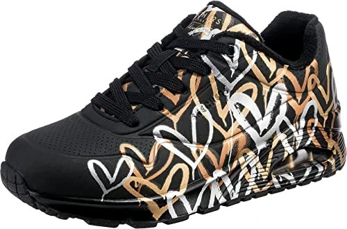 Skechers x JGoldcrown Uno black/gelt (Damen)