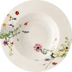 Rosenthal Brillance Bone China Grand Air Suppenteller mit Fahne 23cm