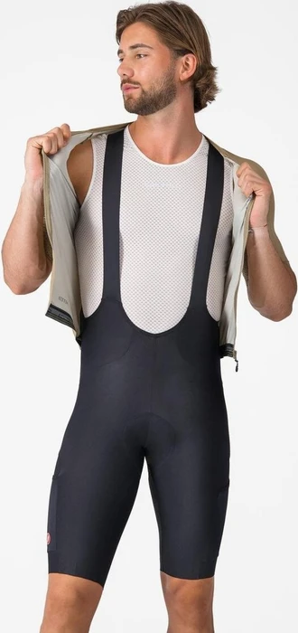 Castelli Unlimited Endurance Bibshort Fahrradhose kurz schwarz (Herren)