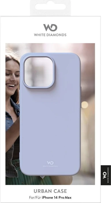 White Diamonds Urban Case für Apple iPhone 14 Pro Max Max Light Blue