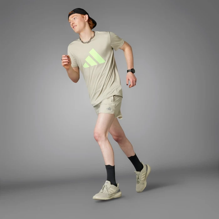 adidas Run It Laufhose kurz putty grey (Herren)