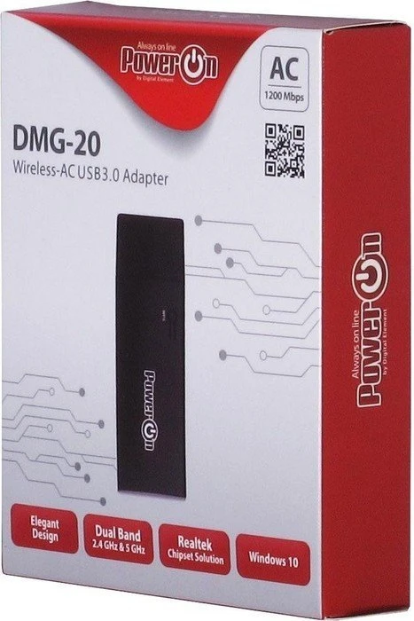 Inter-Tech DMG-20, 2.4GHz/5GHz WLAN, USB-A 3.0 [Stecker]
