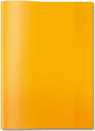 Herma Heftschoner Kunststoff, A4, orange/transparent, 25er-Pack