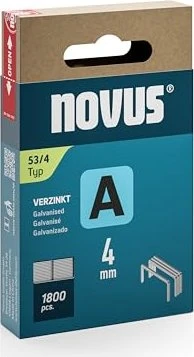 Novus Typ 53 Tacker-Klammern, 4x11.3mm, 2000 Stück