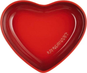 Le Creuset Schüssel in Herzform 20cm kirschrot