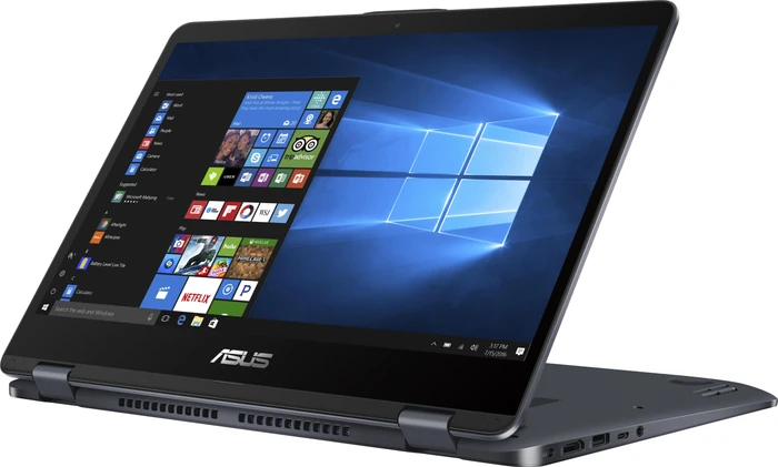 ASUS VivoBook Flip 14 TP410UA-EC541T, Star Grey, Core i5-8250U, 8GB RAM, 256GB SSD, DE
