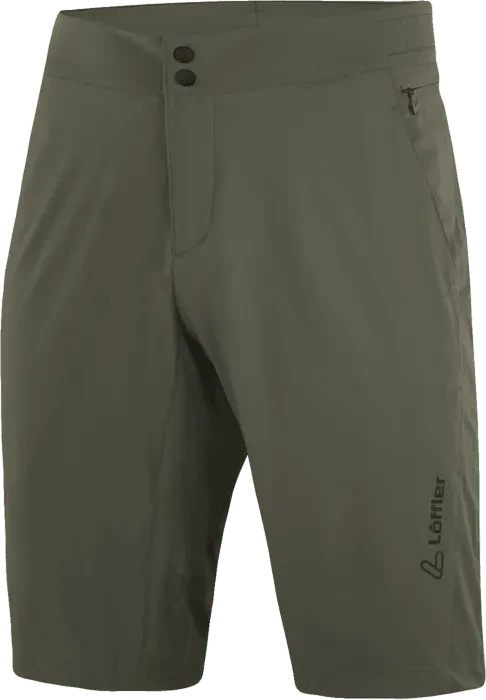 Löffler Grav-E ASSL Fahrradhose kurz olive (Herren)