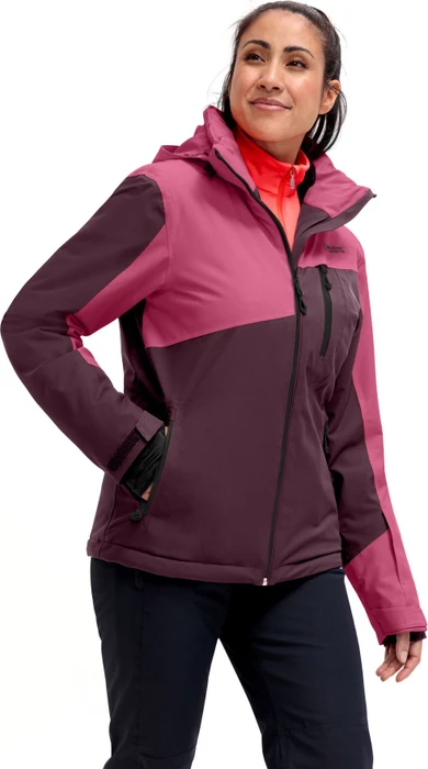 Maier Sports Glacierguard Skijacke rich soil/deep raspberry (Damen)