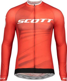 Scott RC Pro Trikot langarm fiery red/white (Herren)