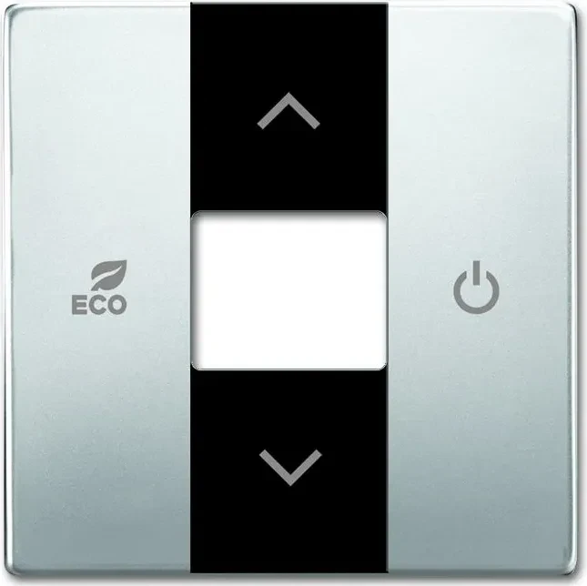 Busch-Jaeger Wippe 2-fach mit Symbol "Szene", graumetallic