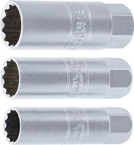 BGS technic Steckschlüsselsatz Außenzwölfkant
