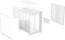 Ocypus Delta C74 ARGB, weiß, Glasfenster Vorschaubild