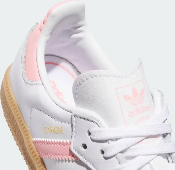 adidas Samba OG cloud white/semi pink spark/gum (Junior)