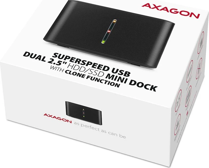 Axagon Compact Dock, 2.5", USB 3.0 Micro-B