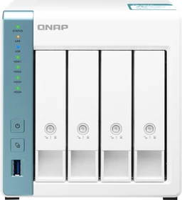 QNAP Turbo Station TS-431K, 1GB RAM, 2x RJ-45 1000Base-T, 3x USB-A 3.0