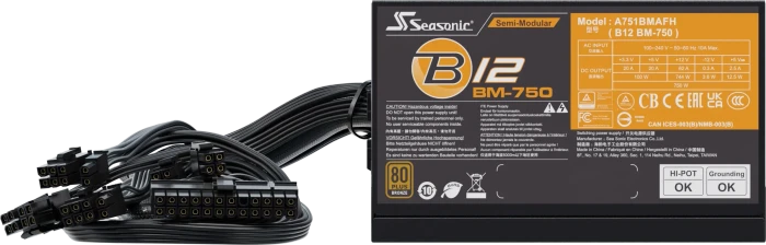 Seasonic B12 BM 750W, ATX