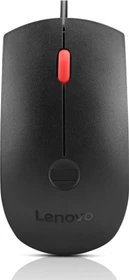 Lenovo Fingerprint Biometric Mouse Gen2, schwarz/rot, USB (4Y51M03357)