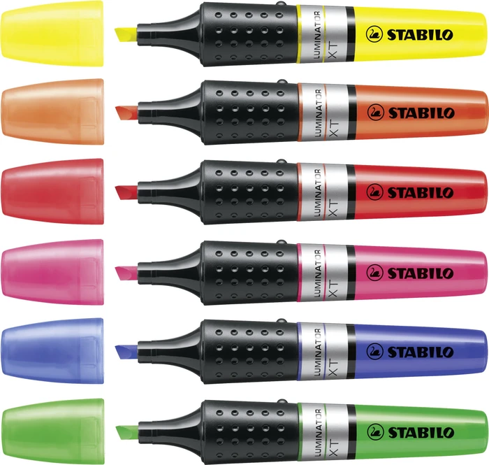 STABILO Luminator sortiert, 6er-Set, Etui